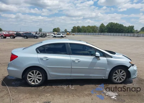 2012 Honda Civic Ex из США, поврежденный, VIN 19XFB2F85CE027767